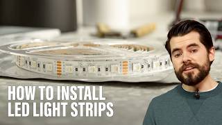 How to Install LED Light Strips [upl. by Juliann]