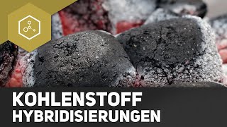 Hybridisierungen von Kohlenstoff  Übersicht [upl. by Simpson]