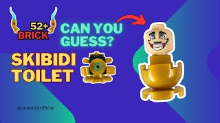 Can You Guess What I Built with 52 LEGO Bricks  Skibidi Toilet  One Brick  1Brick [upl. by Auguste]