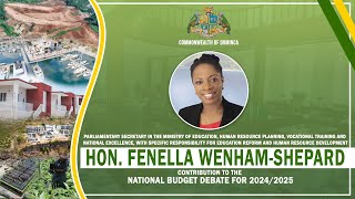 Hon Fenella WenhamShepard Contribution to 2024 Budget Debate [upl. by Mady]