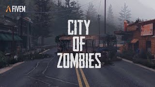 City of Zombies  FiveM  Post Apocalyptic World  Teaser of Zombie Server [upl. by Araiet]