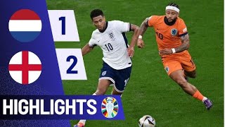 England vs Netherlands Semi Final  Euro Cup 2024 Highlights Euro2024 [upl. by Nylleoj838]