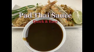 How to Make Pad Thai Sauce I Quick amp Easy 4K [upl. by Eusassilem]