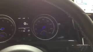 2016 VW Golf R with Video In Motion  MirrorLink in action on US MIB2 65quot screen [upl. by Aleirbag333]