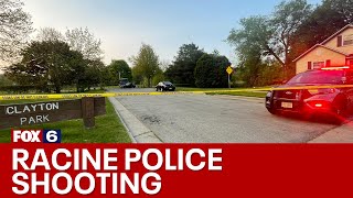 Racine police shooting 1 dead after fleeing traffic stop firing at officers  FOX6 News Milwaukee [upl. by Sivraj]