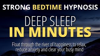 Sleep Hypnosis For Deep Sleep  Fall Asleep Fast VERY STRONG  Dark Screen [upl. by Stefan]