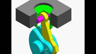 Simple Crankshaft Motion Simulation [upl. by Rachaba]