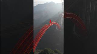 WORLDS LARGEST DOUBLE ARCH BRIDGE  SHUANGBAO BRIDGE China underconstruction bridge engineering [upl. by Yesnyl585]