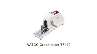 AATCC Crockmeter TF410 [upl. by Nosreme741]