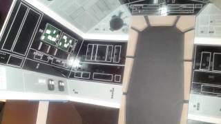 Millennium Falcon cockpit 16 back panels [upl. by Clim]