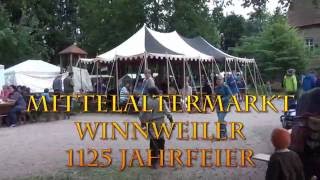 Mittelaltermarkt Winnweiler zur 1125 Jahrfeier 2016 [upl. by Mcgray]