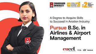 Bsc Airline and Airport Management at Chandigarh University [upl. by Laural]