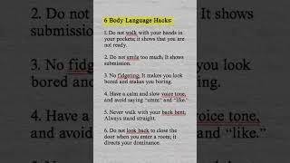 Why Body Language Matters Tips amp Tricks [upl. by Ahsitram889]