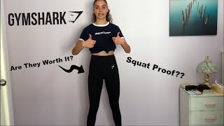 VITAL SEAMLESS GYMSHARK LEGGINGS REVIEW  Squat Proof Test [upl. by Irakuy]