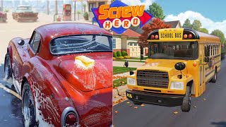 Bus Vosing And Ripening Screw Hero Video Game  New 2024  New Gaming [upl. by Nelhsa]