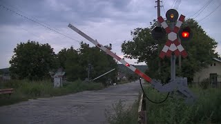 Spoorwegovergang Leordeni RO  Railroad crossing  Trecere la nivel [upl. by Godspeed736]