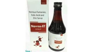 Navros XT SYRUP Ferrous Fumarate Folic Acid and Zinc Syrup [upl. by Antonietta]