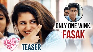 Lovers Day Telugu Movie Teaser  Priya Prakash Varrier  2019 Latest Telugu Movies Telugu FilmNagar [upl. by Appledorf]