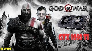 I3 9100F  GTX 1050 TI  GOD OF WAR 1080P LOW [upl. by Liuqnoj779]