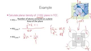 ILecture 53 Planar Density [upl. by Lrem]