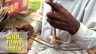 Rajasthani plays Ektara a traditional stringed instrument of India [upl. by Chamberlain]