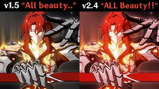 EN Argenti ULTIMATE voice changes Old vs New [upl. by Dre772]