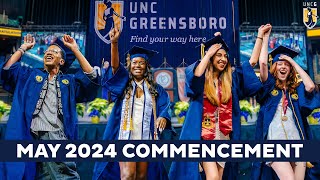 May 2024 Commencement  UNC Greensboro [upl. by Grata581]