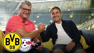 Mario Götze joins BVB Matchday Magazine  BVB  Rasenballsport Leipzig  Matchday 1 [upl. by Aissat672]