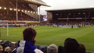 Welsh national anthem in memory of Gary Speed Everton V Stoke [upl. by Ernesto165]