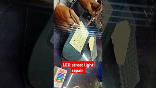 Road led street lights repair gurutech shortsfeed repair [upl. by Abell]