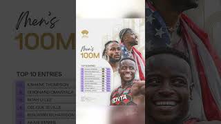 Mens 100M Finals in Paris 2024 Olympics [upl. by Malachi]