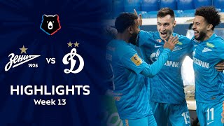 Highlights Zenit vs Dynamo 41  RPL 202122 [upl. by Bates]