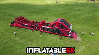 The WORLDs BIGGEST BOUNCIEST and BEST Inflatable Obstacle Course  Inflatable 5k 🤩 [upl. by Arihs]