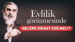 Evlilik görüşmesi yapılırken nelere dikkat edilmeli  Nureddin Yıldız [upl. by Eiliab27]