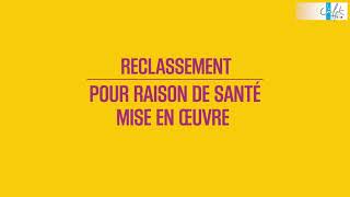 Reclassement pour raison de santé mise en œuvre dans la fonction publique [upl. by Hedi983]