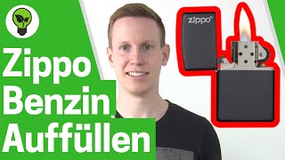 Zippo Auffüllen ✅ ULTIMATIVE ANLEITUNG Wie Benzinfeuerzeug mit Benzin Nachfüllen amp Befüllen [upl. by Hplodur712]