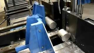 DoALL DC460NC Horizontal Product Band Saw  Bundling and Vise Demonstration [upl. by Layla653]