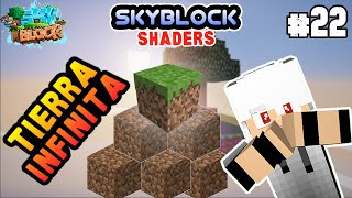 COMO HACER TIERRA INFINITA EN SKYBLOCK ✅  ¿Cómo jugar SKYBLOCK 22 🚀 SERIE de MINECRAFT🎮 [upl. by Ivor]