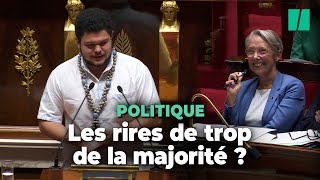 La macronie se défend de toute moquerie à légard de ce député polynésien après des rires [upl. by Enner]