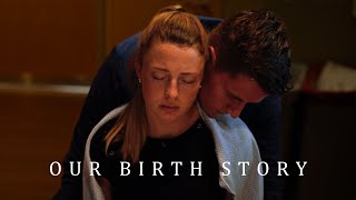 Mom ROCKS her unmedicated birth with her supportive husband  Raw amp Real Birth Vlog [upl. by Lewie]