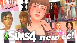 NEW CC FINDS with links 💕  Sims 4 Custom Content MAXIS MATCH [upl. by Lunt]