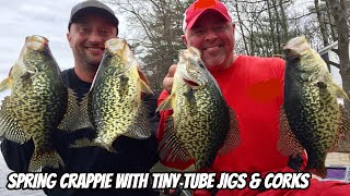 SPRING CRAPPIE WITH TUBES amp CORKS Xtreme Crappie [upl. by Llemrej]