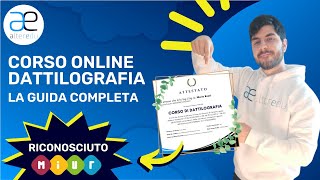 Corso Dattilografia Online Riconosciuto MIUR [upl. by Fisuoy406]