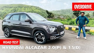 Hyundai Alcazar road test review  is it worth the asking price  OVERDRIVE [upl. by Lezley800]