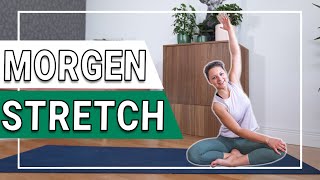 Yoga Morgen Stretch  Morgenroutine  sanft in den Tag starten  10 Min [upl. by Yrahcaz]