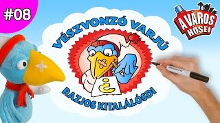 A város hősei  08 Rajzos kitalálósdi Vészvonzó Varjúval  Rajzfilmek Gyerekeknek  Animációs [upl. by Kleper8]