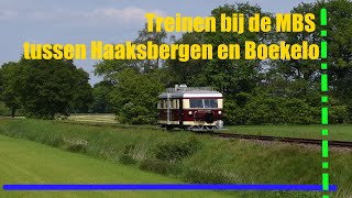 Treinen bij de MBS tussen Haaksbergen en Boekelo [upl. by Nahtahoj]