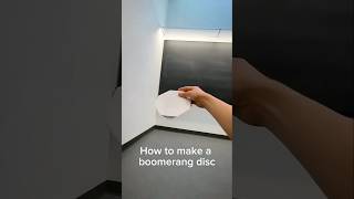 how to make paper boomerang  Easy paper frisbee  paper palette diy paperart origamicraft [upl. by Betz]