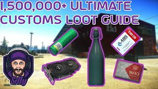 The Ultimate Customs Loot Guide 2022  Escape From Tarkov [upl. by Radnaskela]