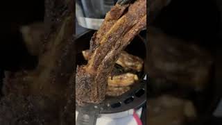 Beef ribs in the air fryer shorts [upl. by Ahsilat]